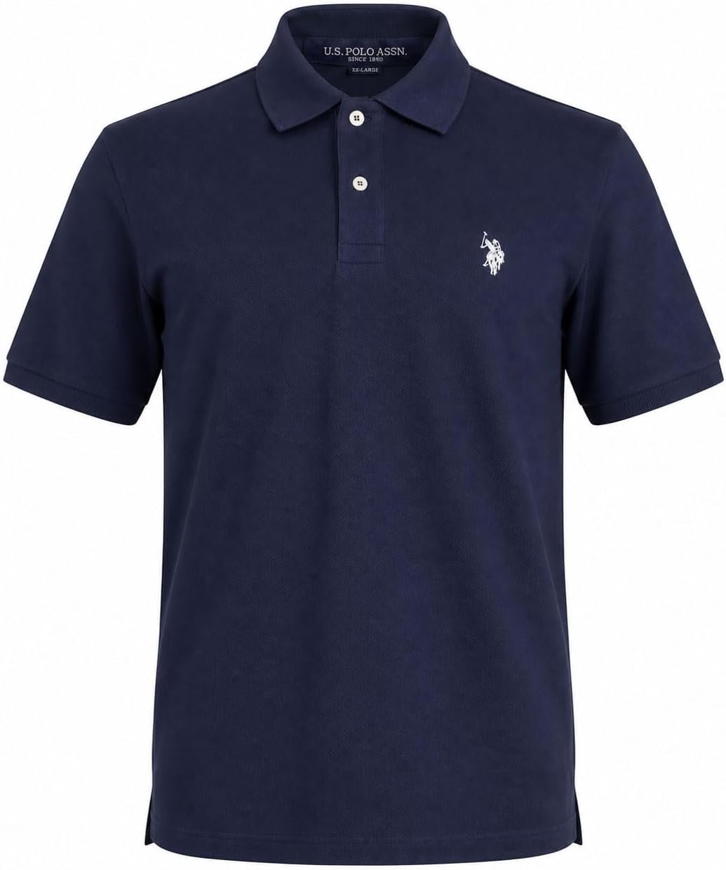 U.S. Polo Assn. Men's Short-Sleeve Polo Shirt with Applique, Casual Summer Slim...
