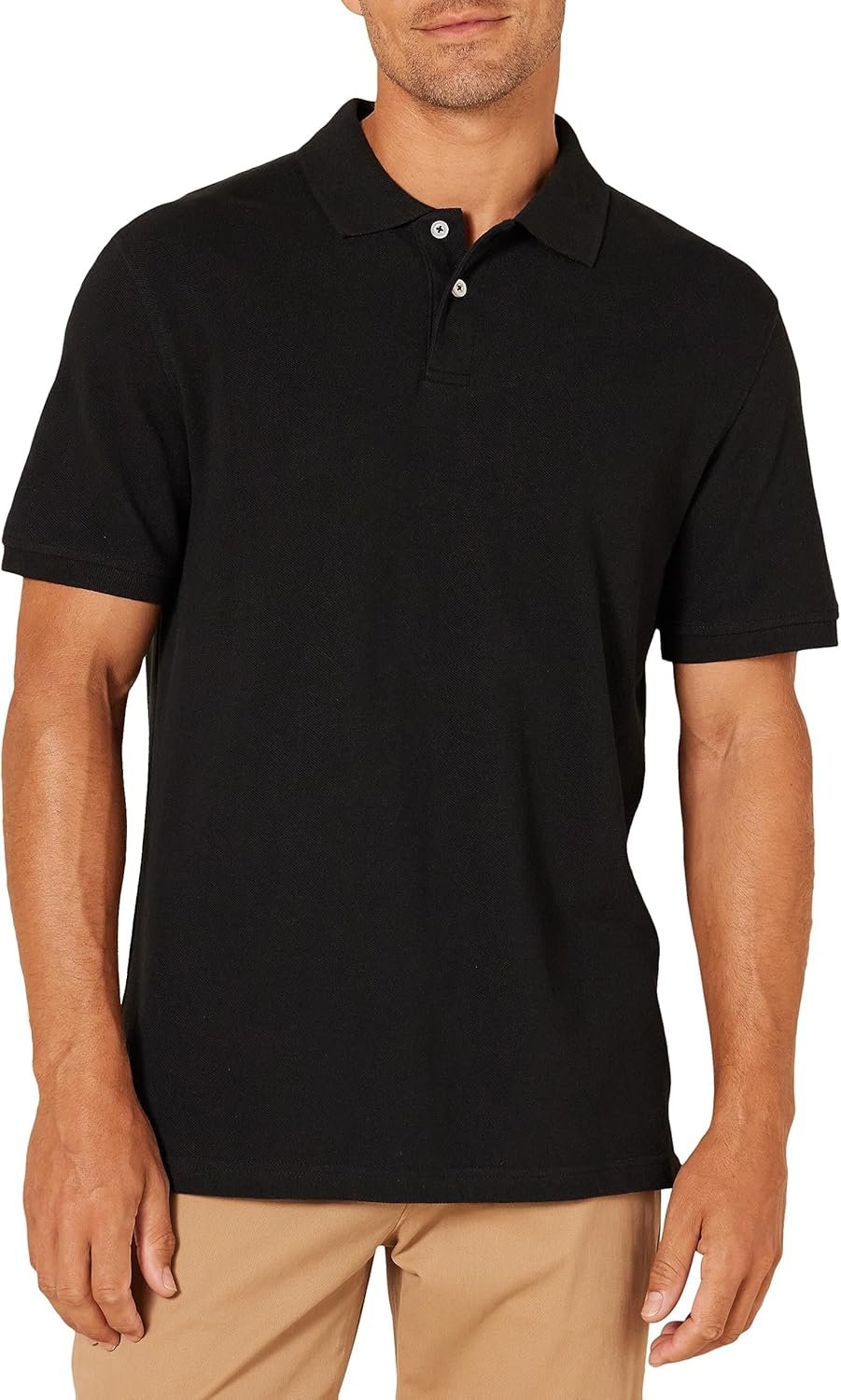 Amazon Essentials Men's Slim-Fit Short-Sleeve Cotton Pique Polo Shirt