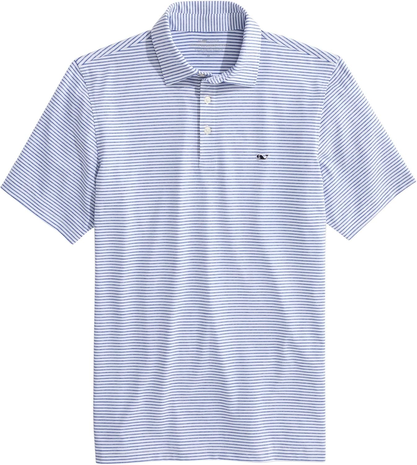 Vineyard Vines Men's Bradley Stripe Sankaty Polo