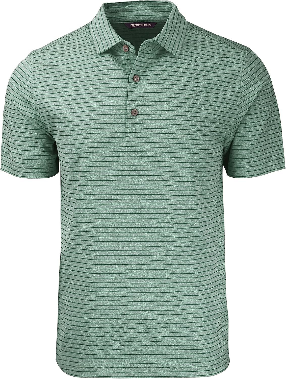 Cutter & Buck Men's Forge Eco Heather Stripe Polo