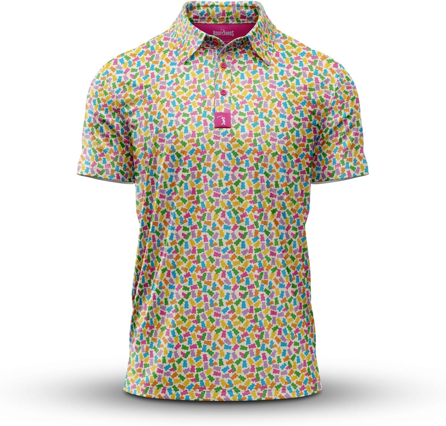 Bogey Bros Golf Polo Shirt for Men (Yellow)