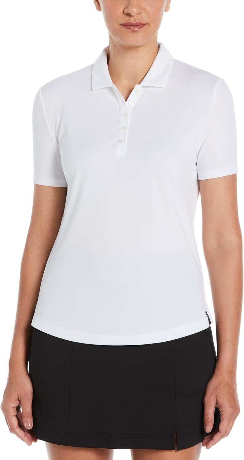 Perry Ellis Women's Short Sleeve Golf Polo Shirt