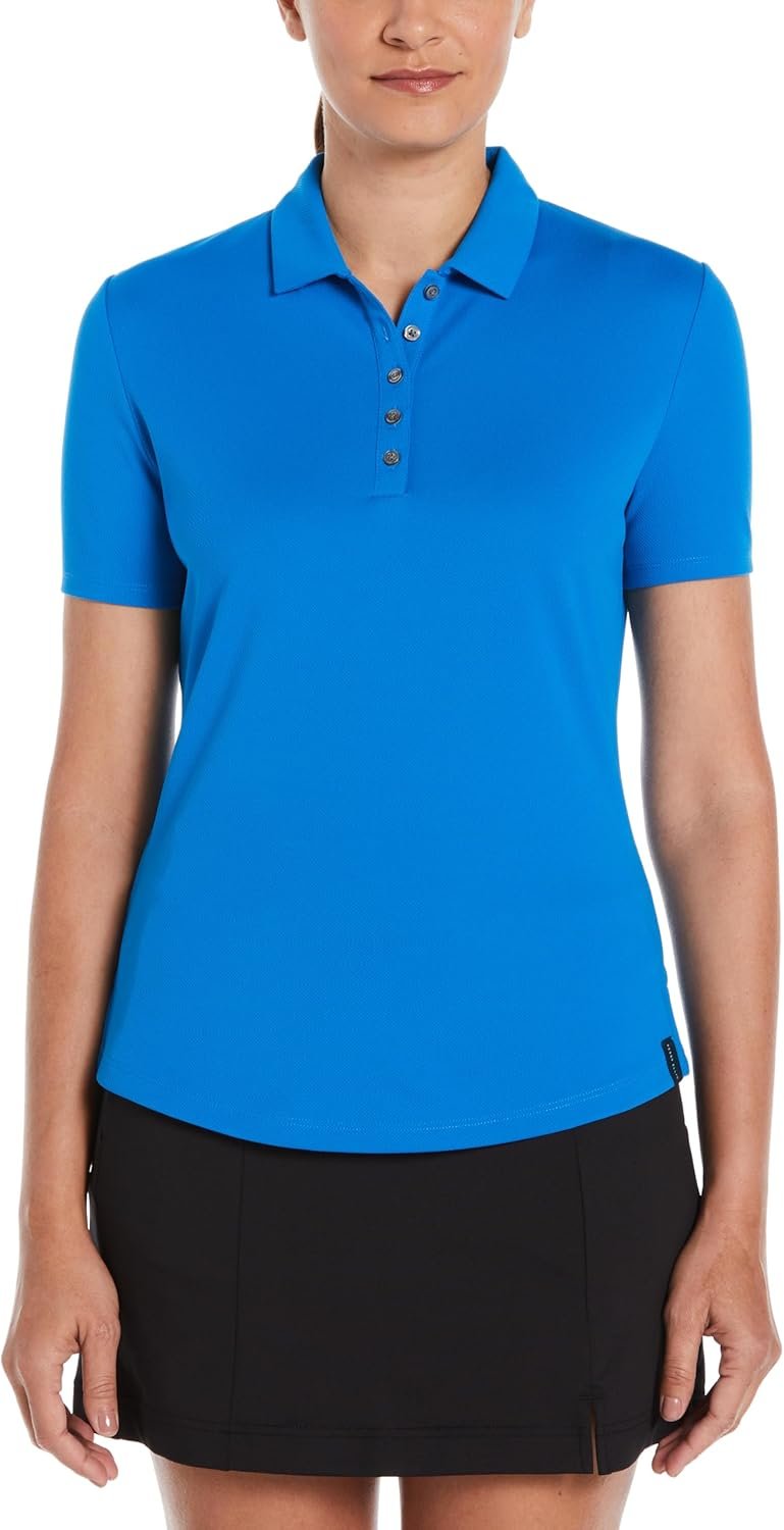 Perry Ellis Women's Short Sleeve Golf Polo Shirt
