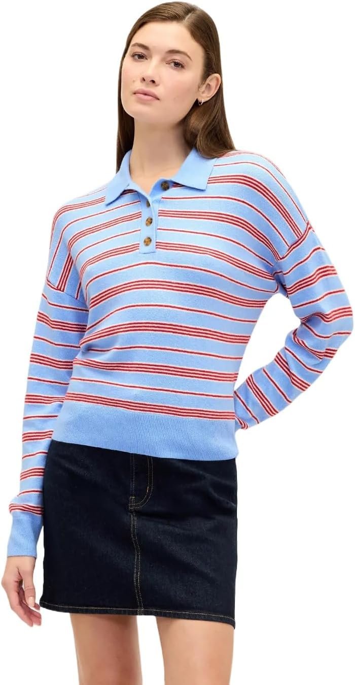 GAP Women's Cashsoft Polo Pullover Sweater