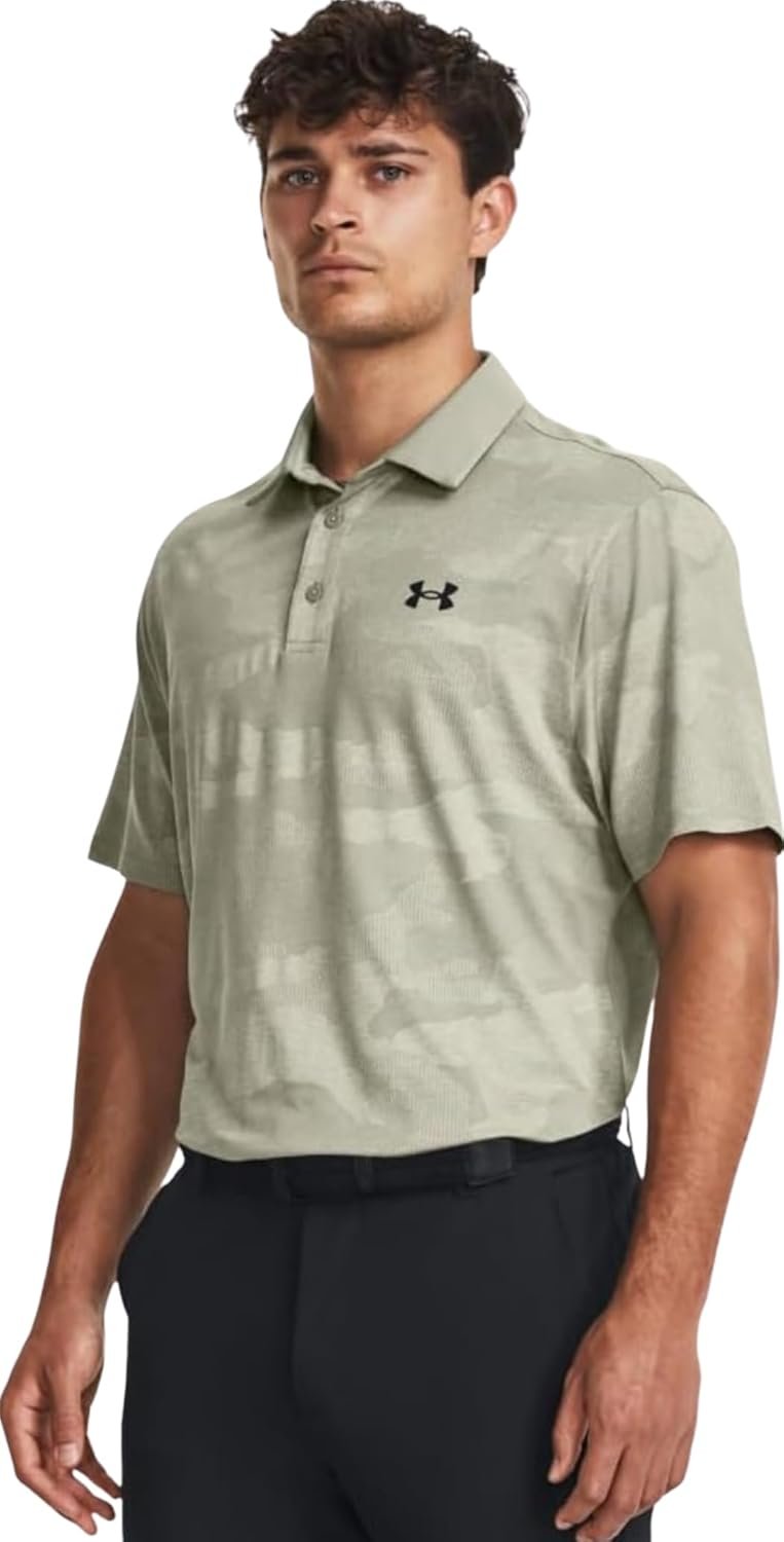 Under Armour Men's Playoff 2.0 Short Sleeve Jacquard Polo