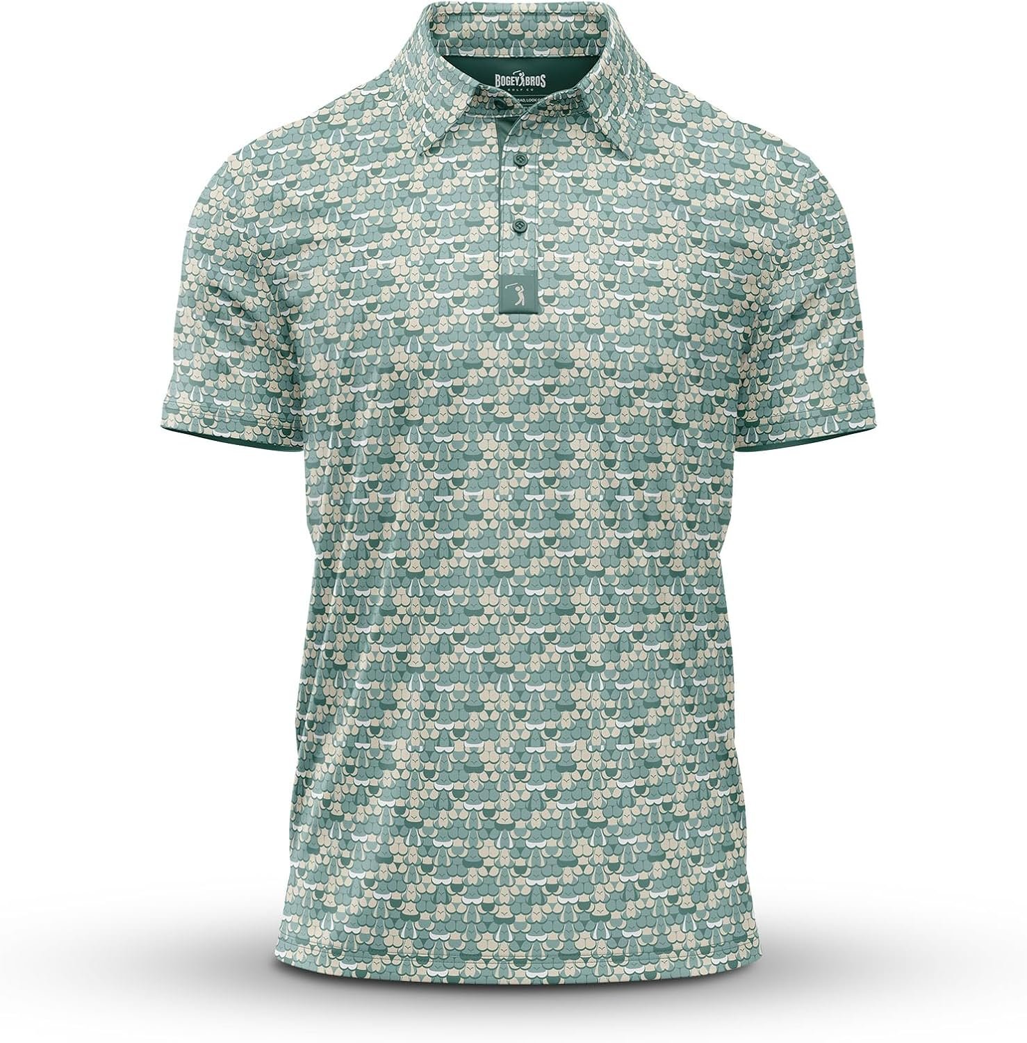 Bogey Bros Golf Polo Shirt for Men (Green)